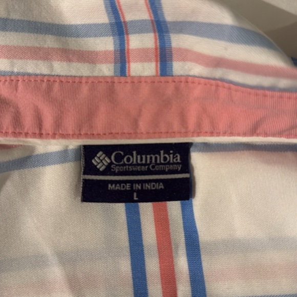 COLUMBIA button down Supee Harborside Top L - Picture 5 of 7